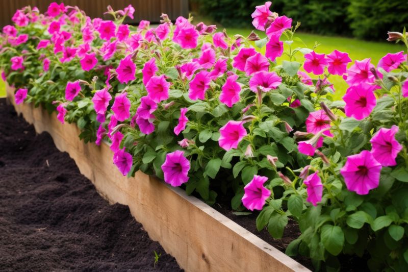 flower bed installation