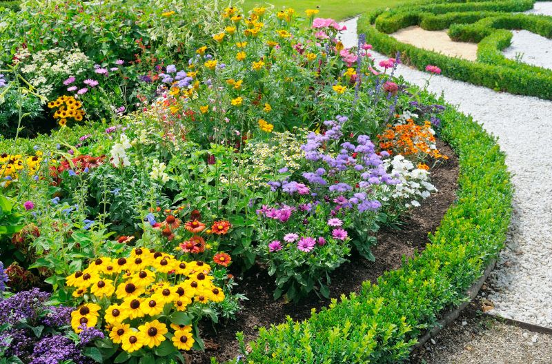 Elegant Flower Borders